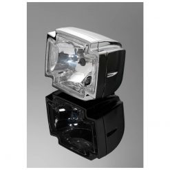 Scheinwerfer HH GOTHIC chrom H:120 B:150 T:130 H4 12V 60W E-Hom