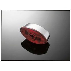 Rücklicht HH CATEYE chrom inkl. Kennzeichenbeleuchtung E-Hom