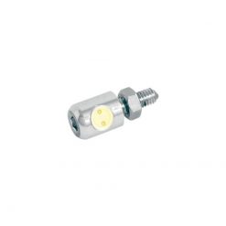 Kennzeichenbeleuchtung HH 12V Metall chrom SMD LED Ø12 x 15mm