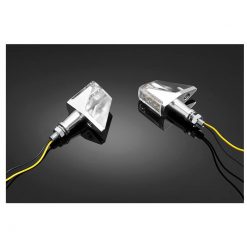 Blinker HH (Paar) HIGH TECH LED chrom-matt M10 20x65x50mm E-Hom