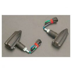 Blinker HH (Paar) STREAM LED black/smoke M8-30x30x60mm E-Hom