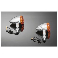 Blinker HH (1 Paar) GROOVED SMALL chrom M10-Ø38x62 E-Hom