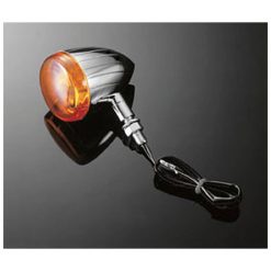 Blinker HH (1 Stück) GROOVED LARGE chrom M10-Ø60x87mm E-Hom