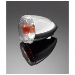 Blinker HH (1 Stück) HD LOOK chrom M8-Ø60x80mm E-Hom