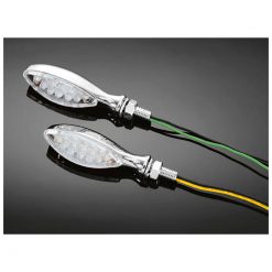Blinker HH (Paar) ALIEN LED chrom M8-22x55x25mm E-Hom