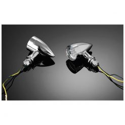Blinker HH (1-Stück) TECHNO LED chrom M10-Ø38x70mm E-Hom