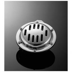 Horn / Hupe HH TECH GLIDE 12V (Ø 100 x T 45mm) chrom inkl. Halterung