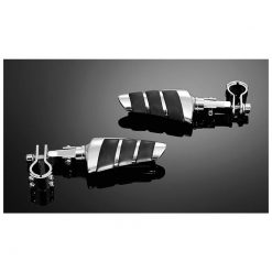 Sozius- Fussrasten HH (Paar) univ SMOOTH mit 3-teiliger BrideØ25