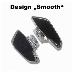 Trittbretter HH Paar SMOOTH (12.5 x 27.5cm) chrom Suzuki M1500