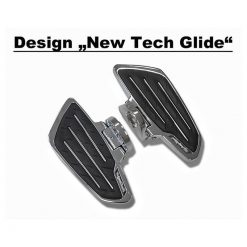 Trittbretter Sozius HH Paar NEW TECH GLIDE 12.5x27.5 chrom Kawa
