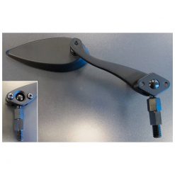 Rückspiegel HH SHARP TEARDROP schwarz