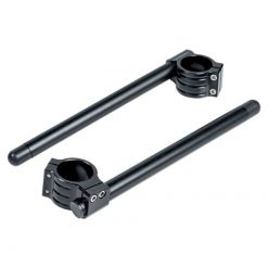 Lenkerstummel HH (Paar) Alu Ø 22mm für Ø36 mm schwarz ohne CH-Homologation