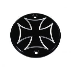 Motor-Cover HH CROSS rechte Seite black zu allen Victory