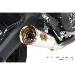 Auspuff ZARD ZUMA (2 in 2) in Inox zu Ducati (CH- Homologiert)