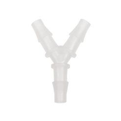 Verbindungsstück Y Form 8mm für Benzinschlauch, Oelschlauch, Lungen weiss