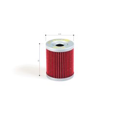 Oelfilter Malossi RED CHILLI rot (wie COF032, HF132, HF972)