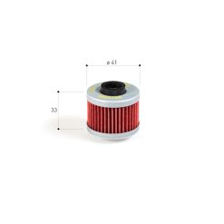 Oelfilter Malossi RED CHILLI rot (wie COF085, HF185)