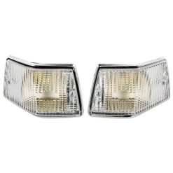 Blinker komp hinten links + rechts Piaggio Vespa PX 125-200 E T5 chrom-weiss