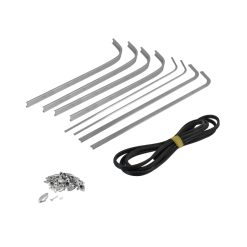 Trittbrettleisten Alu + Gummi Vespa 150 VBA-VBB