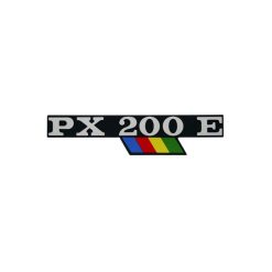 Emblem Seitendeckel PX 200 E 145x32mm Piaggio Vespa, zum Stecken
