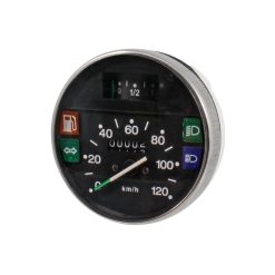 Tacho Piaggio Vespa PK50/80 S Lusso, PK 100, PK/PX 125/150, 0-120Km/h weiss