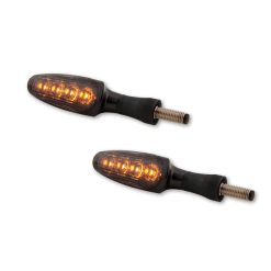 Blinker LED KOSO Z3, 4 LED schwarz/getönt M8x1.25 - 64x27x30mm E-Hom