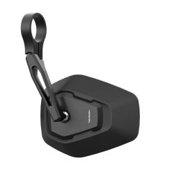 Lenkerendspiegel HIGHSIDER ESAGANO-RS kurz schwarz/schwarz E-Hom