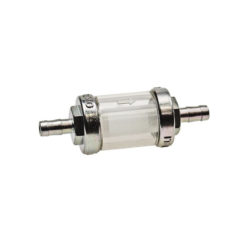 Benzinfilter chrom (Ø 6mm) demontierbar