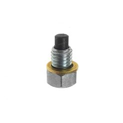 Oelablassschraube (M8/1.25x18.5mm) mit Magnet aus Stahl zu Puch E50- Motor