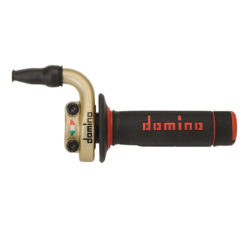 Gasdrehgriff Domino gold KRE03 THROTTLE CONTROL desmodromic, with racing grips,