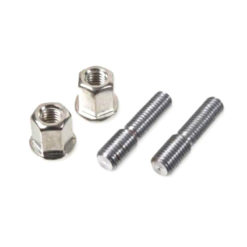 Stehbolzenset Ein-/ Auslass von M7 auf M6 x 30mm mit erhöhten M6 Muttern