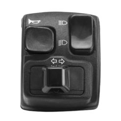 Schaltereinheit Domino Licht, Blinker, Stoppschalter, Horn (schwarzer Schalter)