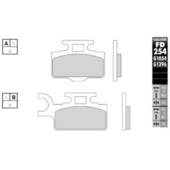 Bremsbeläge Galfer Semi-Metal