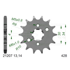 Ritzel AFAM Yamaha 428/13Z