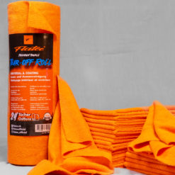 Mikrofasertuch Flatee TEAR-OFF ROLL orange 240gr/m2 40x40cm