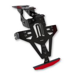 Kennzeichenhalter AKRON-RS PRO HIGHSIDER TYP 4 schw. uni. inkl. Kennzeichenbel.