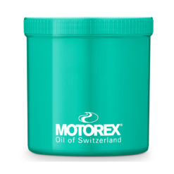 Fettdose Motorex LEER MOTOREX mit DECKEL mit Fettfolgeplatte ca. 850 g / 1 L