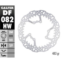 Bremsscheibe Galfer Disc Shark HW 260/101/3mm
