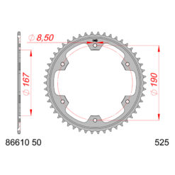 Zahnkranz Triumph Stahl 525/50Z