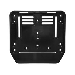 Kennzeichenrahmen SCOOTER/MOTORRAD/QUAD aus Kunststoff in SCHWARZ