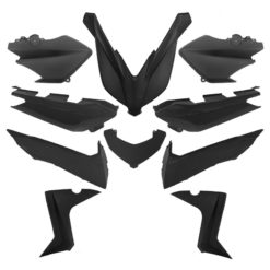Verkleidungskit 10-teilig Yamaha X-Max 125 14-17, 250, 400 14-21 schwarz matt