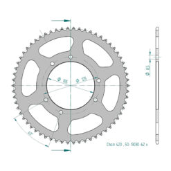 Zahnkranz Stahl ESJOT 420/62Z