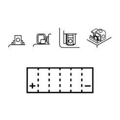 Batterie YT12A-BS MAGNETI MARELLI mit Säurepaket MOT12A-BS