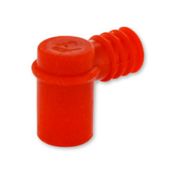 Kerzenstecker RMS in rot (für Ø 7mm Kabel) aus Silikon- wasserdicht