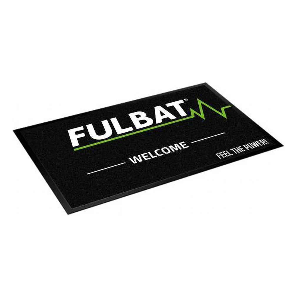 Teppich FULBAT 60x95cm schwarz-weiss-grün