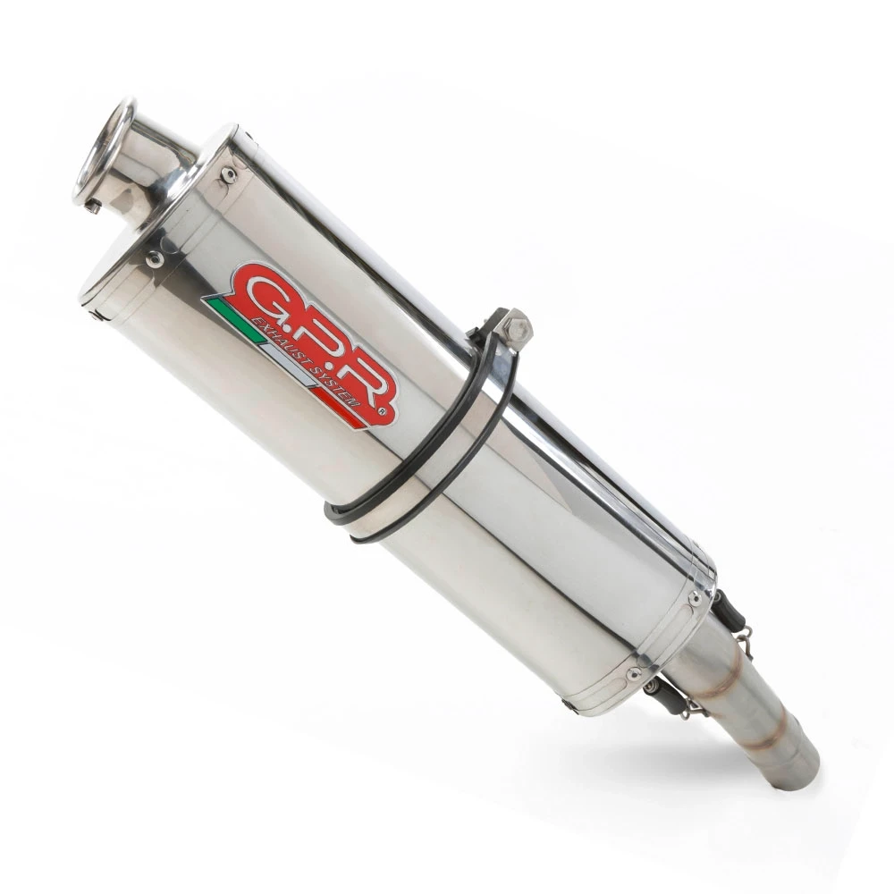 Auspuff GPR (2in1) Trioval in inox zu Ducati (CH-Hom)