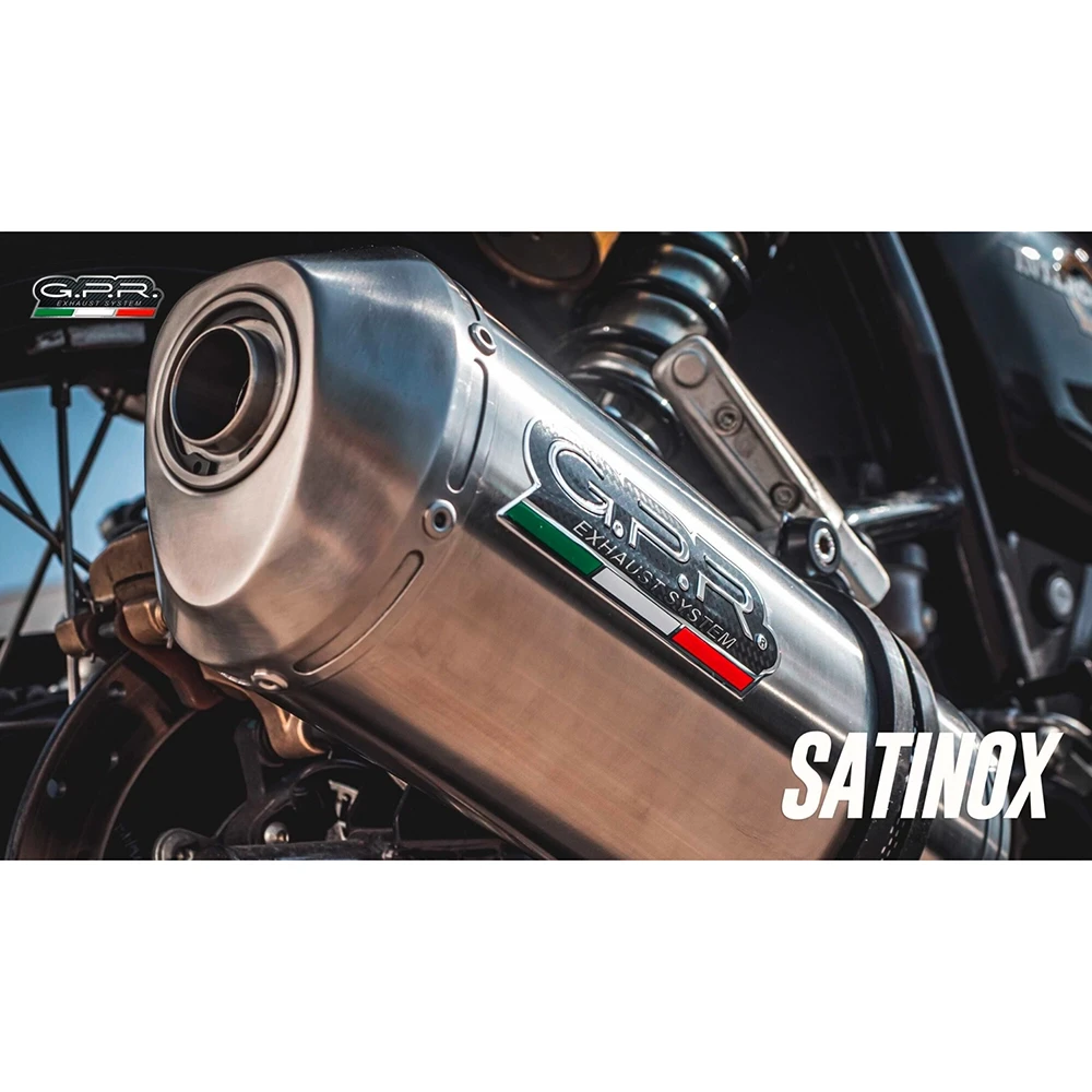 Auspuff GPR Satinox in inox zu Aprilia (CH-Hom)