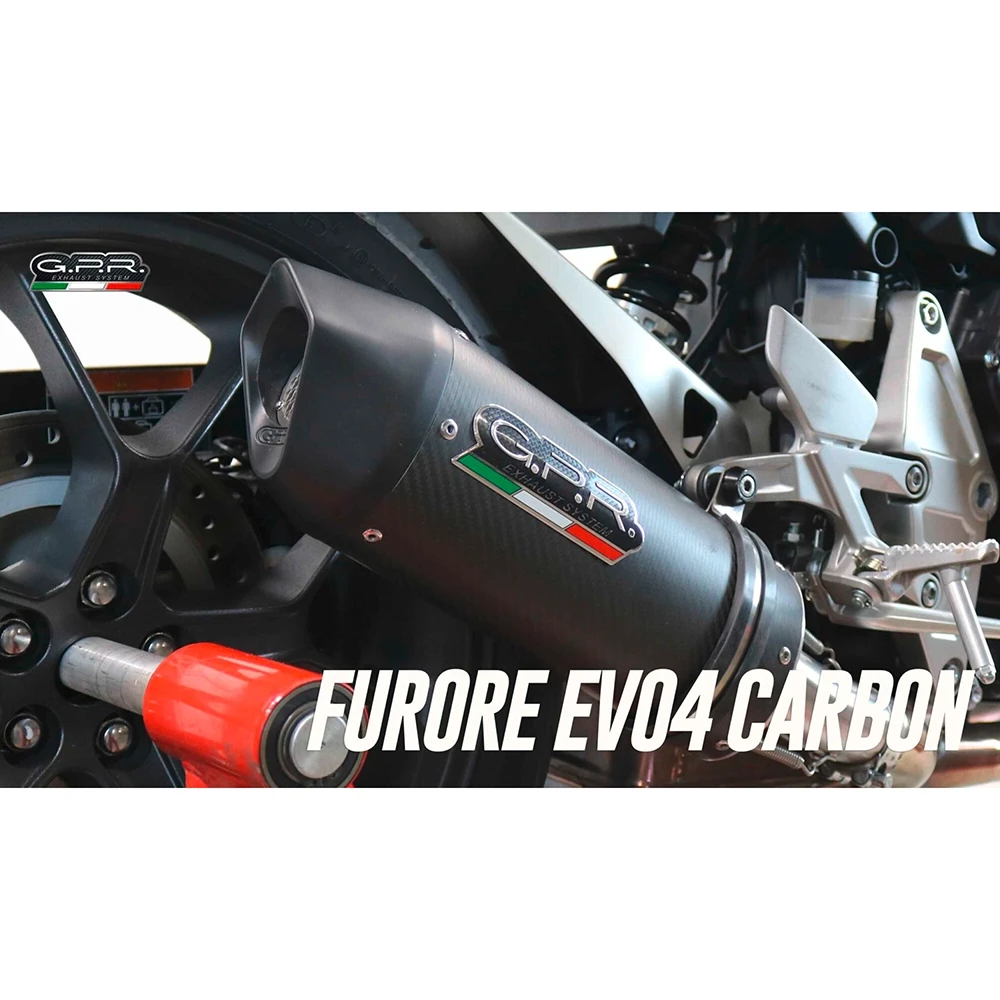 Auspuff GPR Furore Evo 4 in carbon-look zu Ducati (CH-Hom)
