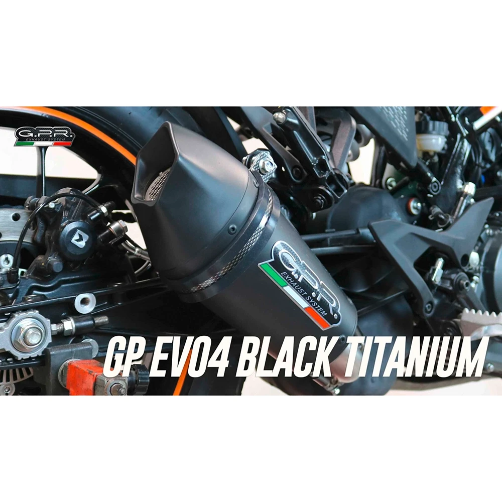 Auspuff GPR GP Evo 4 in titan-schwarz zu Honda (CH-Hom)