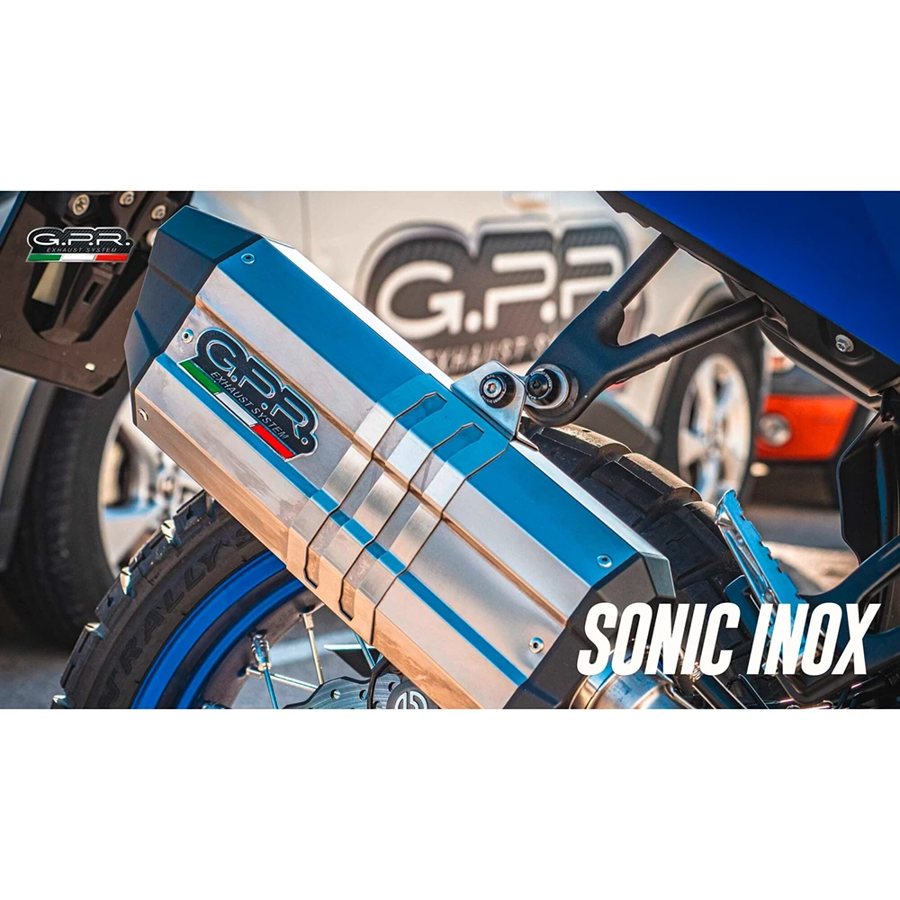 Auspuff GPR Sonic in inox zu Honda (CH-Hom)